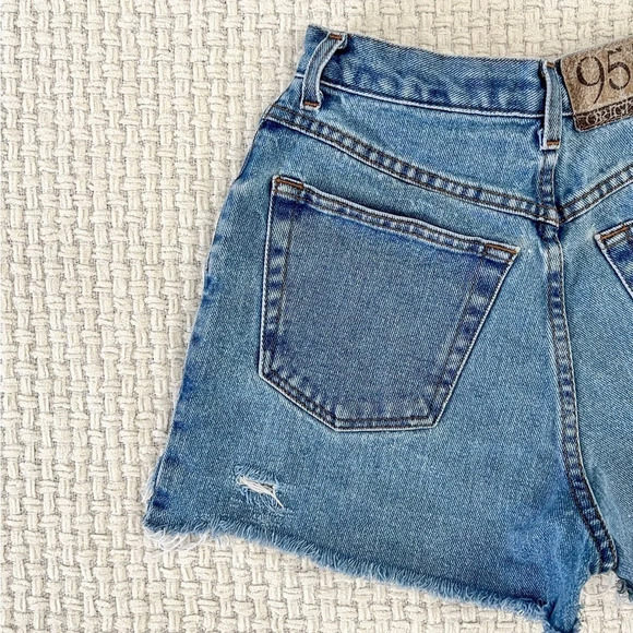 Vintage 90’s 955 Originals Denim Cut Off Shorts - Picture 5 of 9